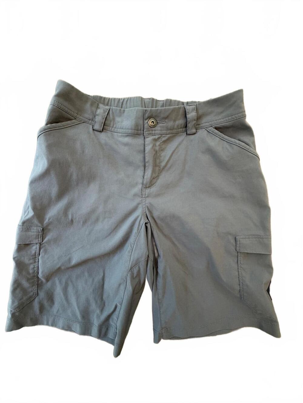 Duluth Trading Women's Gray Cargo Shorts Size 8